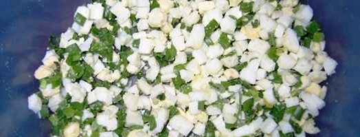 оладьи с яйцом и зеленым луком. Шаг 16