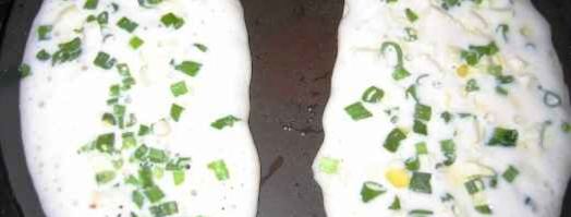 оладьи с яйцом и зеленым луком. Шаг 19