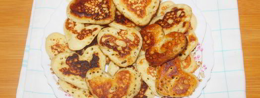 оладьи-сердечки. Шаг 8