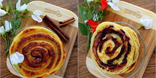 Оладьи Спиральки