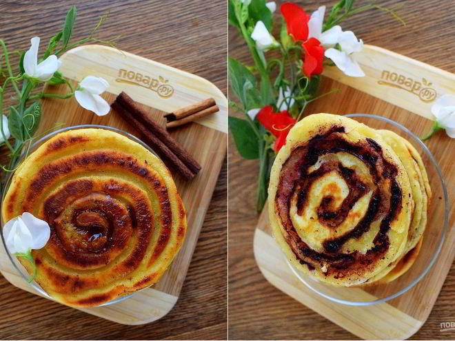 Рецепт оладий спиральки