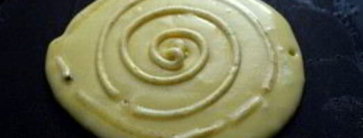 оладьи спиральки. Шаг 5