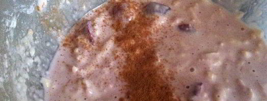 оладьи яблоко с вишней. Шаг 2