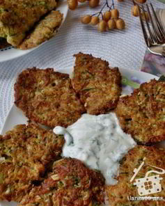 Овощные оладьи с грибами, капустой и кабачками