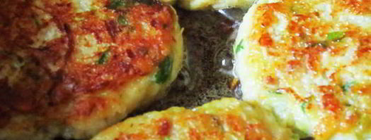 овощные оладьи с мясом. Шаг 5