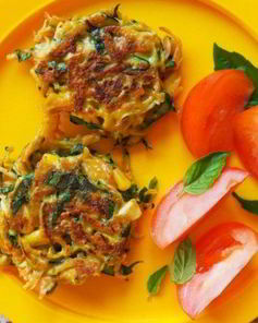 Овощные оладьи