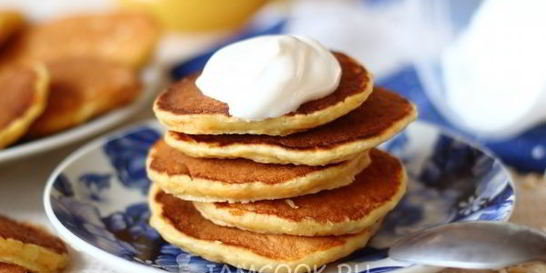 Овсяные оладьи на кефире