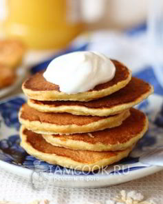 Овсяные оладьи на кефире