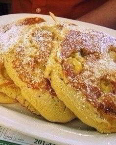 Овсяные оладьи с бананами