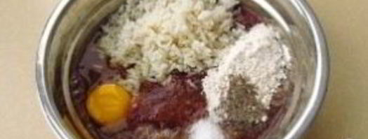 печеночные оладьи с рисом. Шаг 3