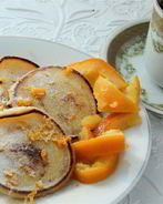 Постные оладьи на апельсиновом соке