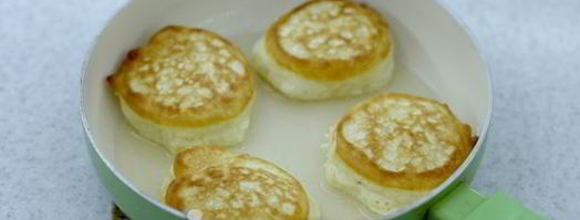 пышные оладьи на кефире. Шаг 7