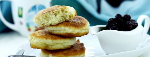 пышные оладьи на кефире. Шаг 10