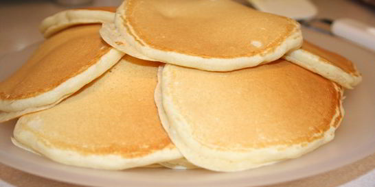 Пышные оладьи на молоке