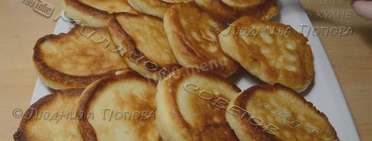 пышные оладьи на теплом кефире с содой. Шаг 8