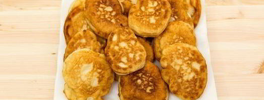 пышные оладьи на теплом кефире. Шаг 11