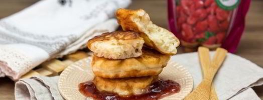 пышные оладьи на теплом кефире. Шаг 13