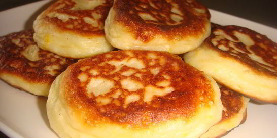 Творожно-апельсиновые оладушки