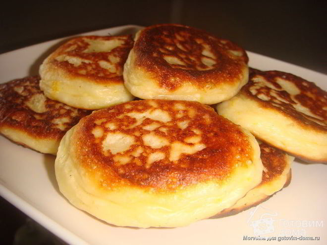 Рецепт творожно-апельсиновых оладушки