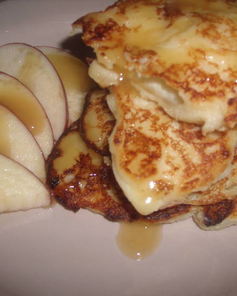 Творожно-грушевые оладушки