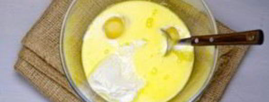 творожные оладьи с бананом. Шаг 2