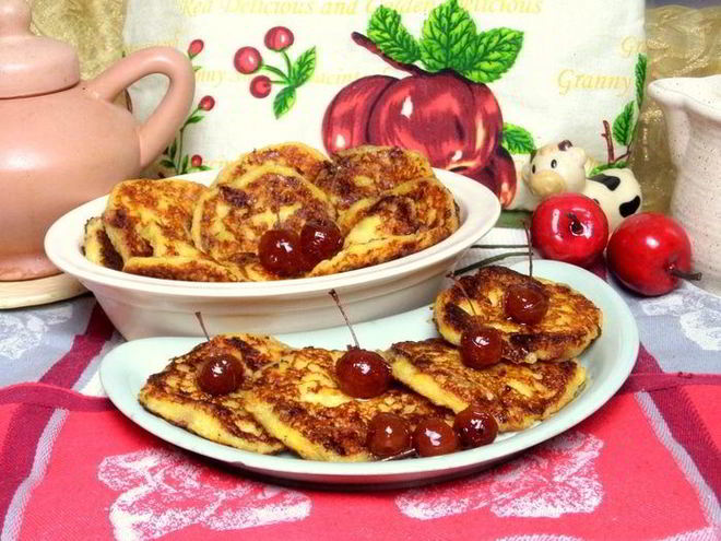 Рецепт тыквенные оладьи на твороге