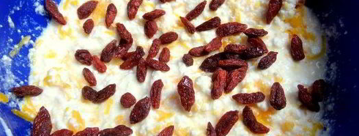 тыквенные оладьи на твороге. Шаг 6