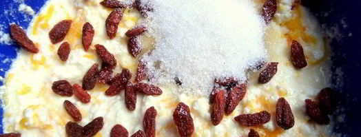 тыквенные оладьи на твороге. Шаг 7