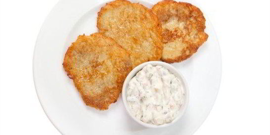 Тыквенные оладьи с фетой