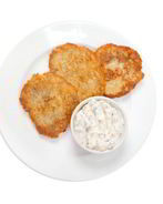 Тыквенные оладьи с фетой