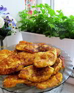 Тыквенные оладьи с пшенкой