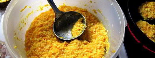 тыквенные оладьи с пшенкой. Шаг 2