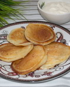 Вкусные оладьи на кефире
