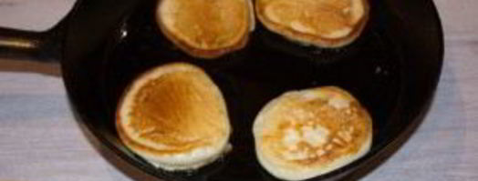 вкусные оладьи на кефире. Шаг 4