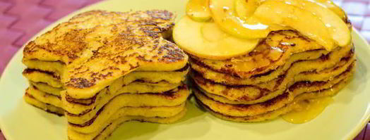 яблочные оладьи с кабачком. Шаг 9