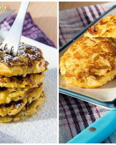 Яблочные оладьи