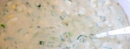 закусочные оладьи с зеленым луком и яйцом. Шаг 5