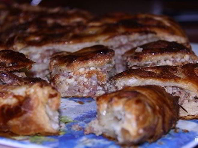 Рецепт пахлавы из слоеного теста