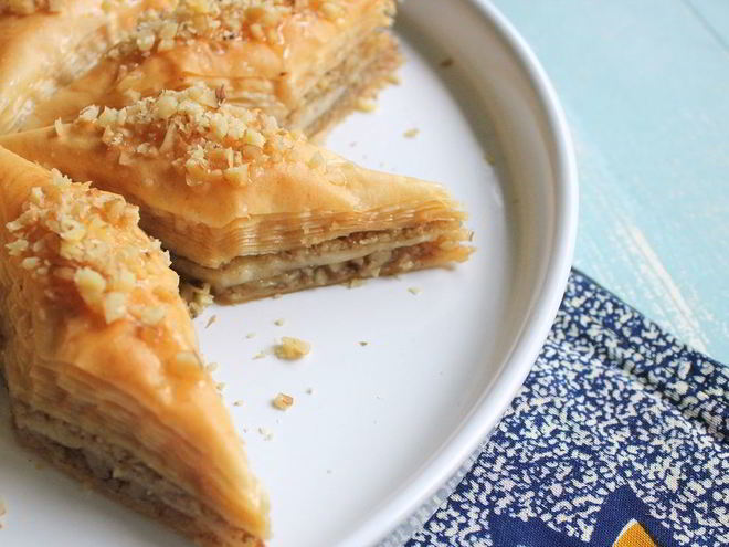 Рецепт пахлавы из теста фило