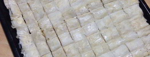 пахлава с грецкими орехами из теста фило. Шаг 8