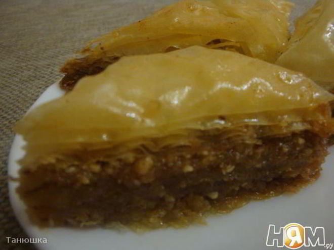 Рецепт пахлавы с медом и лимонным соком