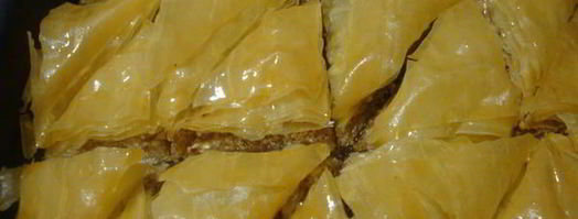 пахлава с медом и лимонным соком. Шаг 5