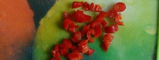 бискотти с пармезаном, ветчиной и перцем чили. Шаг 2