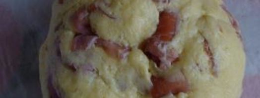 бискотти с пармезаном, ветчиной и перцем чили. Шаг 4