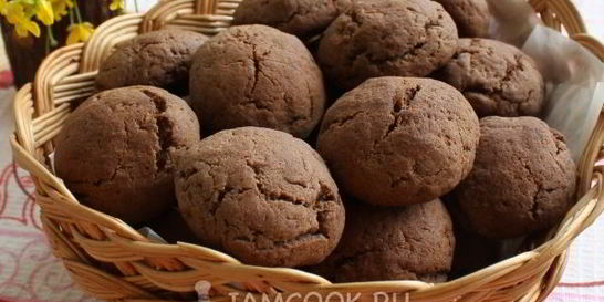 Черемуховое печенье на сметане