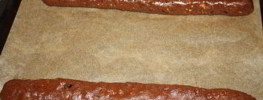 двойные шоколадные бискотти с имбирем. Шаг 5