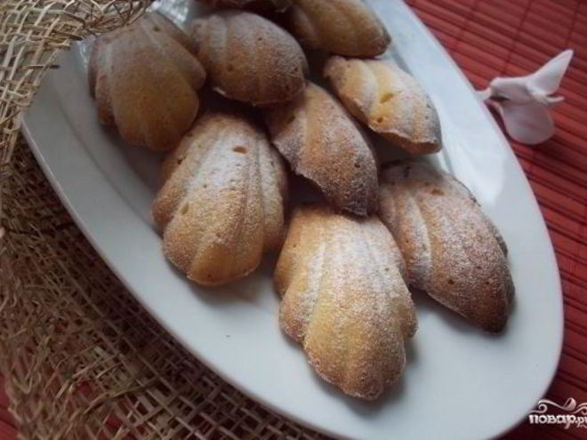 Рецепт французское печенье мадлена