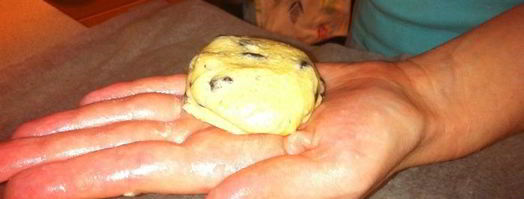 классическое печенье с шоколадными чипсами. Шаг 3