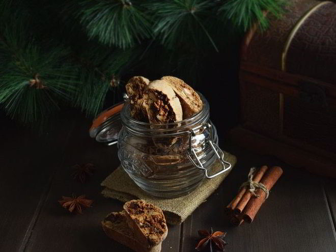 Рецепт кофейных бискотти с шоколадом