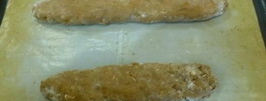 кофейные бискотти с шоколадом. Шаг 5